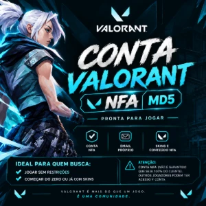 Contas Md5 Liberada Nfa - Valorant