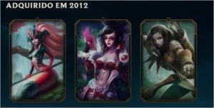 CONTA LOL DE 2012 TODOS OS CAMPEOES 173 SKINS - League of Legends