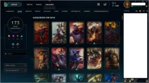 CONTA LOL DE 2012 TODOS OS CAMPEOES 173 SKINS - League of Legends