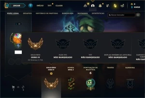 Conta ouro 4 com 21 Champs e 2 Skins + 13 Fragmentos - League of Legends LOL