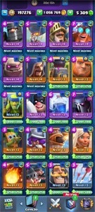 Conta Clash Royale nível 14