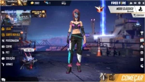 Conta Free Fire Conjunto Angelical , samurai , cowboy