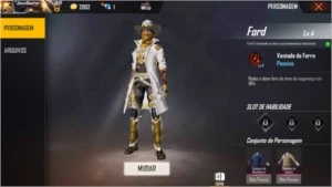 Conta Free Fire Conjunto Angelical , samurai , cowboy