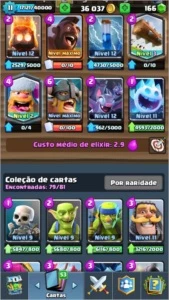 Clash Royale nível 11 Liga Desafiante II
