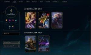 Conta LeagueOfLegends Smurf 6Skins - League of Legends LOL