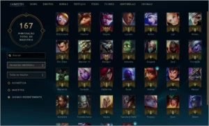 Conta LeagueOfLegends Smurf 6Skins - League of Legends LOL