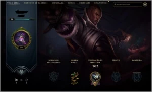Conta LeagueOfLegends Smurf 6Skins - League of Legends LOL