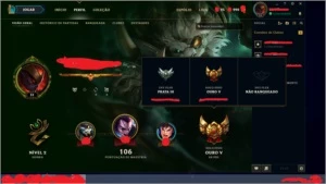 Conta de league of legends ouro LOL