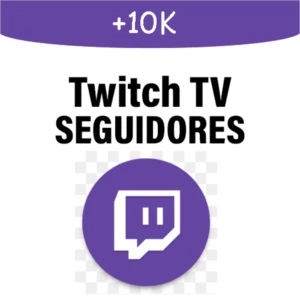 10,000 Seguidores Twitch - Organicos (Seguidores De Vdd) - Redes Sociais