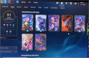 Conta LOL + Valorant - League of Legends