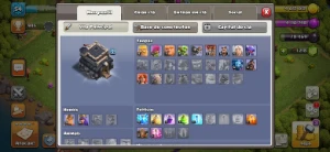 Conta Vc 9, 1218 Gemas, Troca De Nick Gratis - Clash of Clans