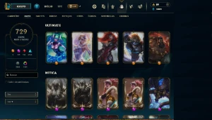 Conta League Of Legends - Nivel 867 - 729 Skins