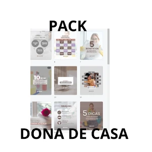 Pack Dona De Casa Editavel No Canva Dona De Casa