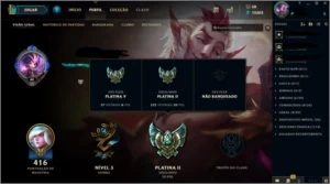 Conta Platina 2 com todos os campeões - League of Legends LOL
