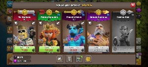 Conta Clash Of Clans CV12 FULL com skin de herói