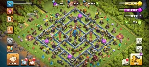 Conta Clash Of Clans CV12 FULL com skin de herói