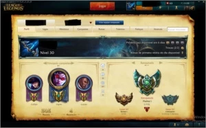 Vendo conta Platina 1, 95 champs + 23 skins (2 lendárias) - League of Legends LOL