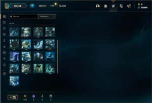Conta Diamante 1 com 24 Champs e 4 Skins + 17 Fragmentos - League of Legends LOL