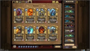 Mega Conta Hearthstone - Coleção com 171 cards lendários - Blizzard