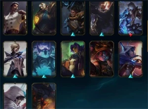 Conta de League of Legends, Platina 2, nível 146 e 35 skins LOL