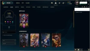 Conta Lol Platina 4 - League of Legends