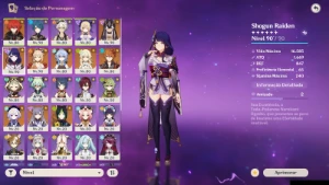 9 Personagens T5 ⭐ - Bem Buildados - Com BASTANTE GEMAS 🔥🔥 - Genshin Impact