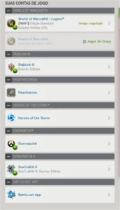 Vendo conta Blizzard com Wow Legion e Overwatch