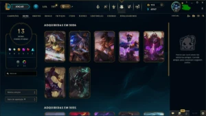 Conta diamante 3 - League of Legends LOL