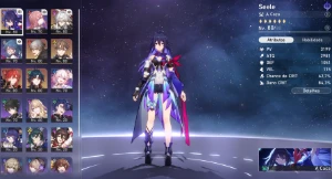 Conta Honkai star rail 64 Seele + Na noite, Jing Yuan + arma - Outros