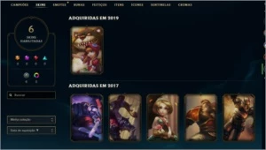 conta lol ouro 4 - League of Legends