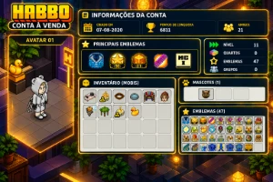 Contas Habbo Full Acesso contas de 2014 ate 2025