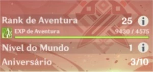 Genshin Impact conta com Kazuha + Tartaglia AR 25