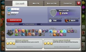Conta cv 9 - Clash of Clans