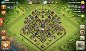 Conta cv 9 - Clash of Clans