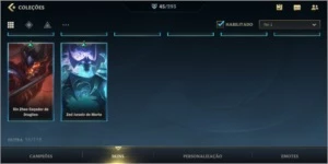 Conta ouro com 45 skins - League of Legends: Wild Rift LOL WR