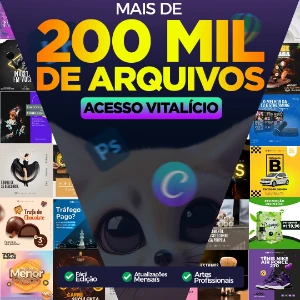 Pacote com mais de 200K de arquivos - Edição de fotos - PLR - Serviços Digitais