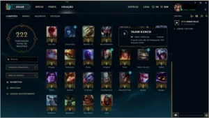 Conta Lol (league Of Legends) - 40 Champs - 4 Skins