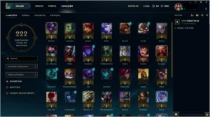 Conta Lol (league Of Legends) - 40 Champs - 4 Skins