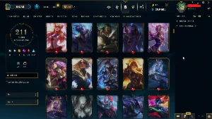 Conta de lol focada em suportes - League of Legends
