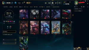 Conta de lol focada em suportes - League of Legends