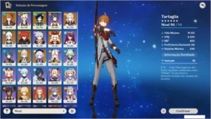 GENSHIN IMPACT AR57 CHILDE/AYAKA/VENTI/ALBEDO (10-5*)