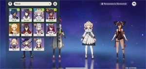 Jean+venti+keqing+maremoto+lança de jade e outra conta - Genshin Impact