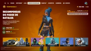 Conta Fortnite, valor negociavel