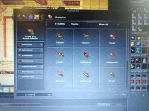 RP LVL 372 SKILLS 117/102 ML 29 NA BARRA - Tibia