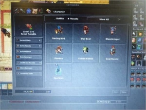 RP LVL 372 SKILLS 117/102 ML 29 NA BARRA - Tibia