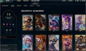 Conta Lol, 14 skins (lendárias, etc), 15k essên. prata. - League of Legends