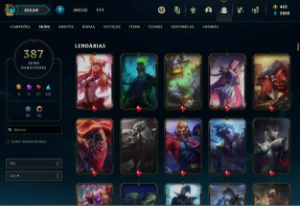 Conta LOL desde 2013, Mestre, 400 skins - League of Legends