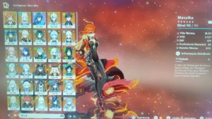 Conta Genshin Impact | Ar60 Zibai, Skirk,Mavuika, Arlecchino