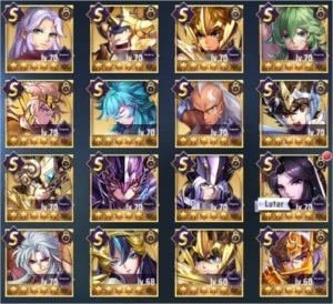 Conta CDZ Server A4 - Cygnus - Saint Seiya Awakening SSA