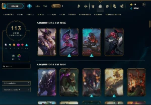 [Entrega Instantânea] - 111 Skins - 146 Campeões - Full Aces